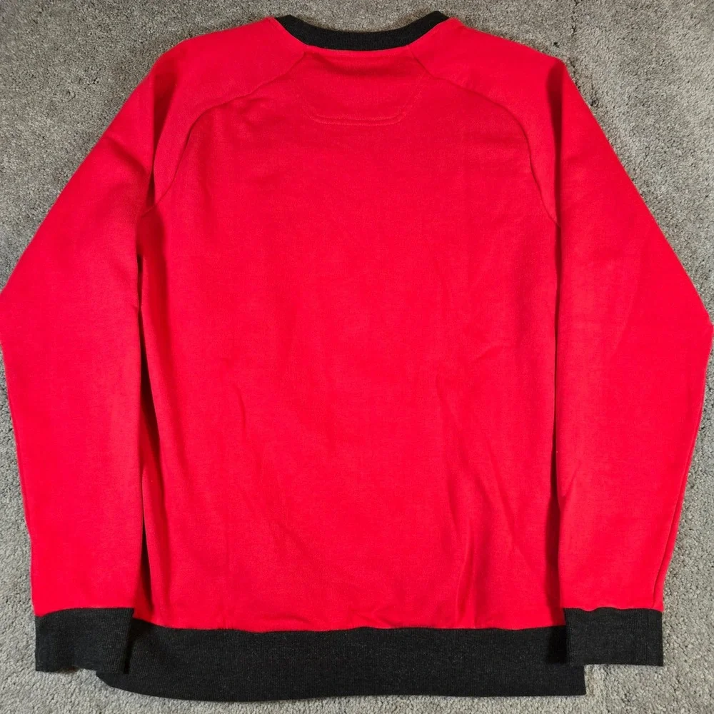 The North Face Mens Flash Dry Red Sweatshirt Size Medium